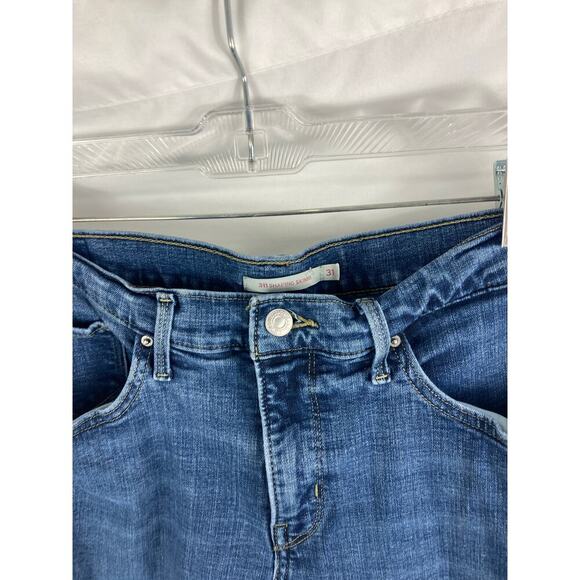Levis 311 Shaping Skinny Jean Blue Womans Medium Wash Size 31 L32 - Picture 2 of 3